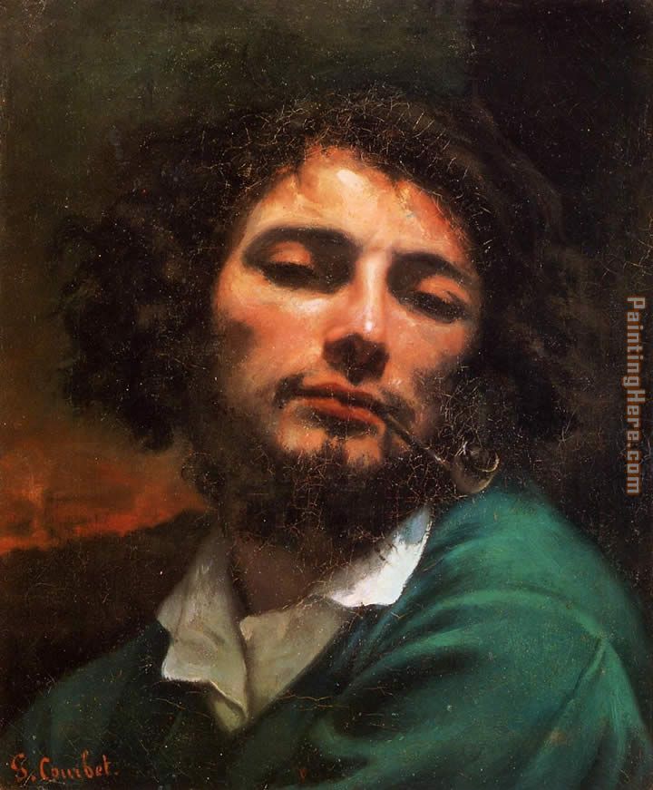 Portrait of the Artist painting - Gustave Courbet Portrait of the Artist art painting